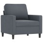 Juego de sofás con cojines 3 piezas terciopelo gris oscuro de , Sofás - Ref: Foro24-3201477, Precio: 598,99 €, Descuento: %