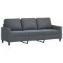 Juego de sofás con cojines 3 piezas terciopelo gris oscuro de , Sofás - Ref: Foro24-3201477, Precio: 635,55 €, Descuento: %