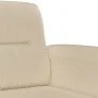 Juego de sofás con cojines 3 piezas tela microfibra crema de , Sofás - Ref: Foro24-3202294, Precio: 746,23 €, Descuento: %