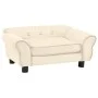 Sofá para perros felpa color crema 72x45x30 cm de , Camas para perros - Ref: Foro24-171042, Precio: 93,00 €, Descuento: %