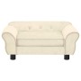 Sofá para perros felpa color crema 72x45x30 cm de , Camas para perros - Ref: Foro24-171042, Precio: 102,31 €, Descuento: %