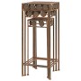 Juego de soportes de planta 3 pzas estilo vintage metal oxidado de vidaXL, Soportes para macetas - Ref: Foro24-245928, Precio...