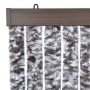 Cortina mosquitera marrón y beige chenilla 90x200 cm de , Mosquiteras para ventanas - Ref: Foro24-315130, Precio: 59,17 €, De...