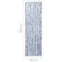 Cortina mosquitera plateada chenilla 90x200 cm de , Mosquiteras para ventanas - Ref: Foro24-315139, Precio: 60,86 €, Descuent...