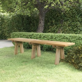 Banco de jardín madera maciza de pino impregnada 160 cm de , Bancos de jardín - Ref: Foro24-318174, Precio: 72,06 €, Descuent...