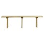 Banco de jardín madera maciza de pino impregnada 160 cm de , Bancos de jardín - Ref: Foro24-318174, Precio: 72,06 €, Descuent...