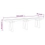 Banco de jardín madera maciza de pino impregnada 160 cm de , Bancos de jardín - Ref: Foro24-318174, Precio: 72,06 €, Descuent...