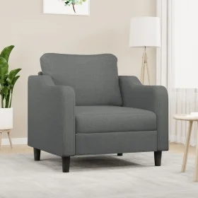 Dark gray fabric armchair 60 cm by , Sofas - Ref: Foro24-359344, Price: 192,83 €, Discount: %