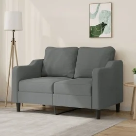 2-seater sofa in dark gray fabric 120 cm by , Sofas - Ref: Foro24-359352, Price: 204,79 €, Discount: %