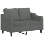 2-Sitzer-Sofa aus dunkelgrauem Stoff, 120 cm von , Sofas - Ref: Foro24-359352, Preis: 204,79 €, Rabatt: %