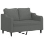 Sofá de 2 plazas de tela gris oscuro 120 cm de , Sofás - Ref: Foro24-359352, Precio: 204,61 €, Descuento: %