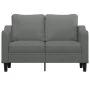 2-Sitzer-Sofa aus dunkelgrauem Stoff, 120 cm von , Sofas - Ref: Foro24-359352, Preis: 204,79 €, Rabatt: %