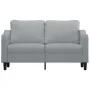 Sofá de 2 plazas de tela gris claro 140 cm de , Sofás - Ref: Foro24-359359, Precio: 223,41 €, Descuento: %