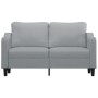 Sofá de 2 plazas de tela gris claro 140 cm de , Sofás - Ref: Foro24-359359, Precio: 226,66 €, Descuento: %