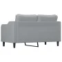 Sofá de 2 plazas de tela gris claro 140 cm de , Sofás - Ref: Foro24-359359, Precio: 223,41 €, Descuento: %