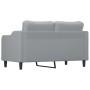 Sofá de 2 plazas de tela gris claro 140 cm de , Sofás - Ref: Foro24-359359, Precio: 226,66 €, Descuento: %