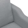 Sofá de 2 plazas de tela gris claro 140 cm de , Sofás - Ref: Foro24-359359, Precio: 226,66 €, Descuento: %