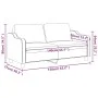 Sofá de 2 plazas de tela gris claro 140 cm de , Sofás - Ref: Foro24-359359, Precio: 223,41 €, Descuento: %