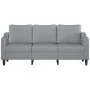 Sofá de 3 plazas de tela gris claro 180 cm de , Sofás - Ref: Foro24-359367, Precio: 267,28 €, Descuento: %