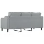 3-Sitzer-Sofa aus hellgrauem Stoff, 180 cm von , Sofas - Ref: Foro24-359367, Preis: 267,28 €, Rabatt: %