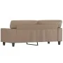2-seater sofa in cappuccino-colored synthetic leather 140 cm by , Sofas - Ref: Foro24-359421, Price: 264,98 €, Discount: %
