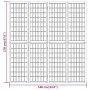 Biombo plegable con 4 paneles estilo japonés 160x170 cm de , Divisores de ambientes - Ref: Foro24-352084, Precio: 191,68 €, D...