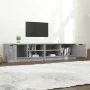 Mueble de TV 2 pzas madera contrachapada hormigón 80x35x36,5 cm de , Muebles TV - Ref: Foro24-811475, Precio: 89,31 €, Descue...
