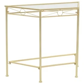 Mesa auxiliar de estilo vintage metal 87x34x73 cm dorada de vidaXL, Mesas auxiliares - Ref: Foro24-245934, Precio: 78,98 €, D...
