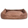 Cama para perro con cojín PU cuero artificial talla S beige de , Camas para perros - Ref: Foro24-170425, Precio: 26,60 €, Des...