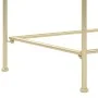 Mesa auxiliar de estilo vintage metal 87x34x73 cm dorada de vidaXL, Mesas auxiliares - Ref: Foro24-245934, Precio: 78,98 €, D...