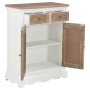 Aparador de madera maciza blanco 60x30x80 cm de , Aparadores - Ref: Foro24-280074, Precio: 232,42 €, Descuento: %