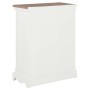 Aparador de madera maciza blanco 60x30x80 cm de , Aparadores - Ref: Foro24-280074, Precio: 232,42 €, Descuento: %