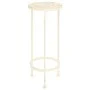 Set de soportes para plantas estilo vintage 3 uds metal blanco de vidaXL, Soportes para macetas - Ref: Foro24-245937, Precio:...