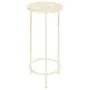 Set de soportes para plantas estilo vintage 3 uds metal blanco de vidaXL, Soportes para macetas - Ref: Foro24-245937, Precio:...