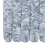 Cortina mosquitera blanco y gris chenilla 56x200 cm de , Mosquiteras para ventanas - Ref: Foro24-315132, Precio: 36,48 €, Des...