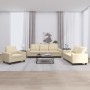 Juego de sofás 3 piezas tela color crema de , Sofás - Ref: Foro24-3201868, Precio: 746,87 €, Descuento: %