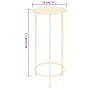 Set de soportes para plantas estilo vintage 3 uds metal blanco de vidaXL, Soportes para macetas - Ref: Foro24-245937, Precio:...