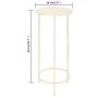 Set de soportes para plantas estilo vintage 3 uds metal blanco de vidaXL, Soportes para macetas - Ref: Foro24-245937, Precio:...