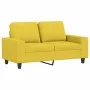 Juego de sofás 3 piezas tela amarillo claro de , Sofás - Ref: Foro24-3201911, Precio: 560,71 €, Descuento: %