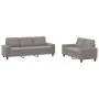 Juego de sofás 2 piezas tela gris taupe de , Sofás - Ref: Foro24-3201905, Precio: 522,90 €, Descuento: %