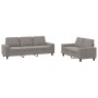 Juego de sofás 2 piezas tela gris taupe de , Sofás - Ref: Foro24-3201905, Precio: 531,64 €, Descuento: %