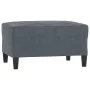 Dark gray velvet 3-piece sofa set with cushions by , Sofas - Ref: Foro24-3201731, Price: 516,51 €, Discount: %