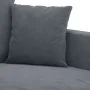 Dark gray velvet 3-piece sofa set with cushions by , Sofas - Ref: Foro24-3201731, Price: 516,51 €, Discount: %