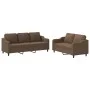 Sofagarnitur mit Kissen 2-teilig aus braunem Stoff von , Sofas - Ref: Foro24-3201837, Preis: 511,18 €, Rabatt: %