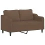 Sofagarnitur mit Kissen 2-teilig aus braunem Stoff von , Sofas - Ref: Foro24-3201837, Preis: 511,18 €, Rabatt: %
