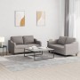 Juego de sofás con cojines 2 piezas tela gris taupe de , Sofás - Ref: Foro24-3201809, Precio: 412,20 €, Descuento: %