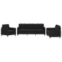 Juego de sofás 3 piezas terciopelo negro de , Sofás - Ref: Foro24-3201939, Precio: 601,99 €, Descuento: %