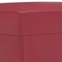 Juego de sofás con cojines 3 piezas cuero sintético rojo tinto de , Sofás - Ref: Foro24-3202370, Precio: 526,48 €, Descuento: %