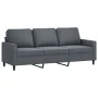Dark gray velvet 4-piece sofa set by , Sofas - Ref: Foro24-3201945, Price: 644,37 €, Discount: %