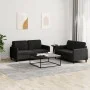 Juego de sofás 2 piezas terciopelo negro de , Sofás - Ref: Foro24-3201979, Precio: 397,96 €, Descuento: %